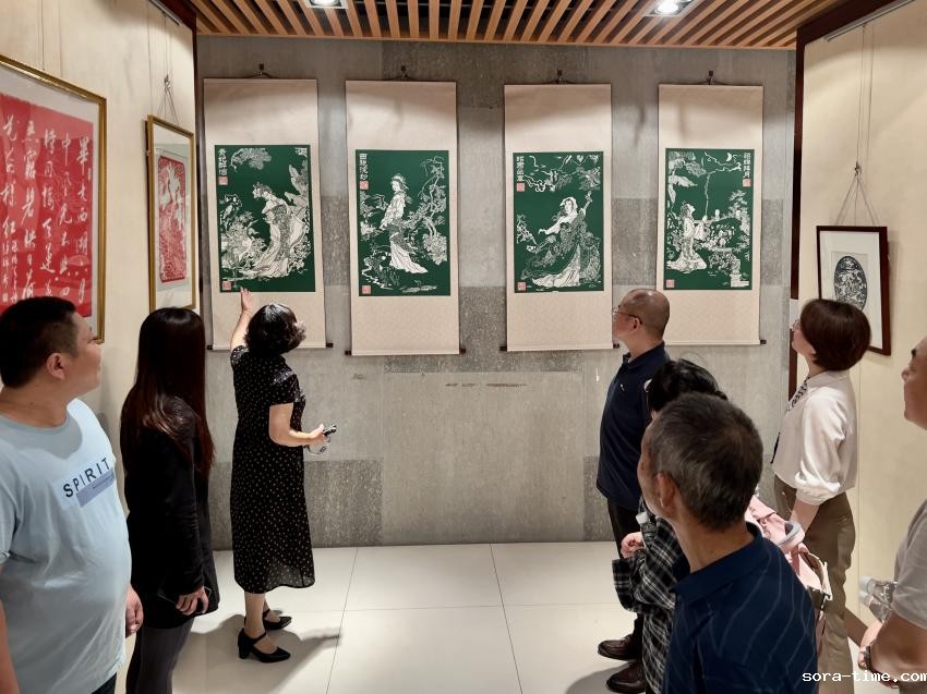 设计学院开展非遗剪纸作品展