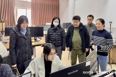 赛前鼓士气 冬日暖人心——校领导慰问设计学院职业技能大赛备战师生