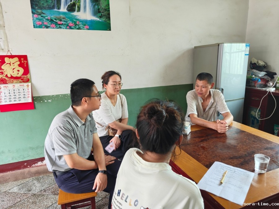 检测学院开展“夏日送关怀 资助暖人心”暑期家访活动
